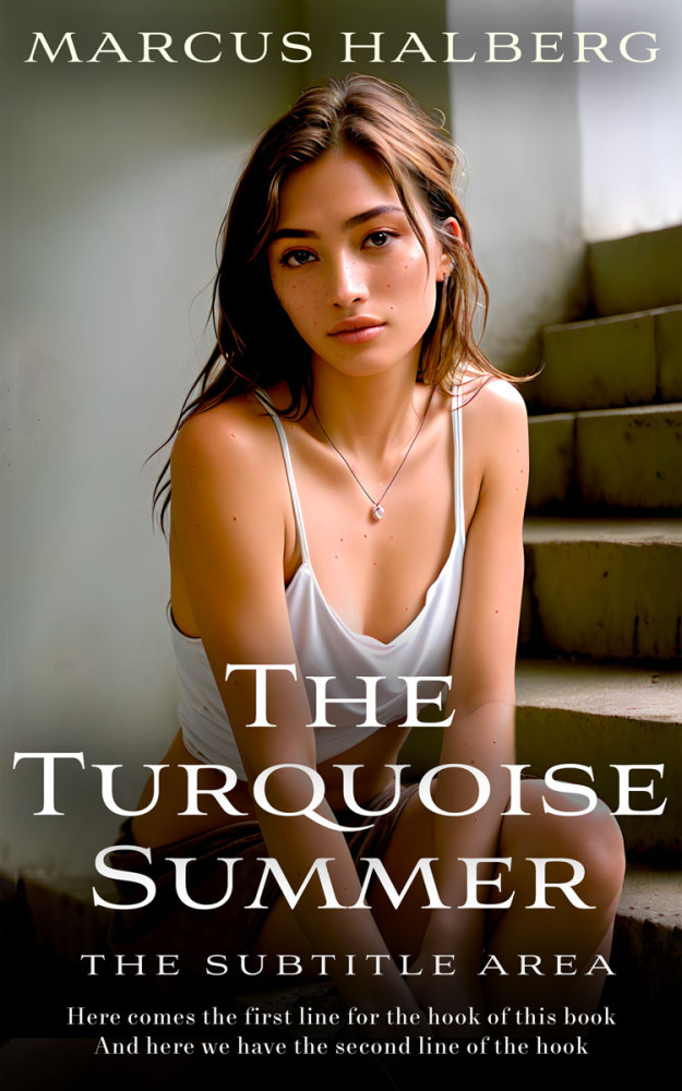 Front view of Black Marlin #26984 - Premade Erotica Book Cover