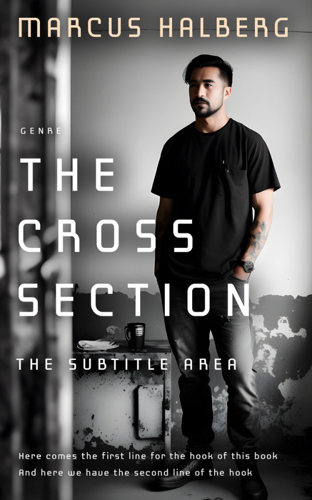 Front view of Mine Shaft #27003 - Premade Mystery & Thriller & Suspense Book Cover