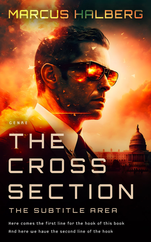 Front view of Coffee Bean #27013 - Premade Mystery & Thriller & Suspense Book Cover