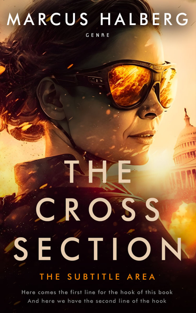 Front view of Coffee Bean #27014 - Premade Mystery & Thriller & Suspense Book Cover