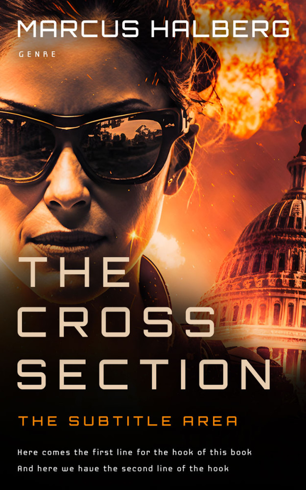 Front view of Eclipse #27015 - Premade Mystery & Thriller & Suspense Book Cover