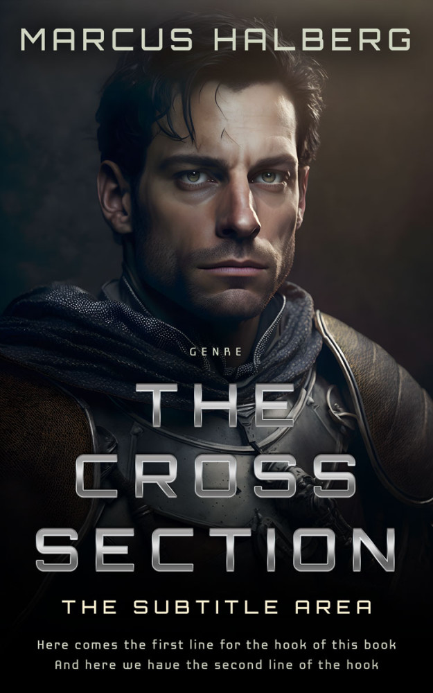 Front view of Shark #27020 - Premade Historical Book Cover