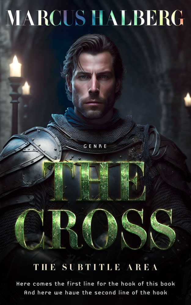 Front view of Shark #27021 - Premade Historical Book Cover