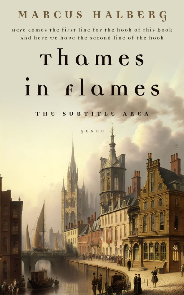 Front view of Bone #27039 - Premade Historical Book Cover