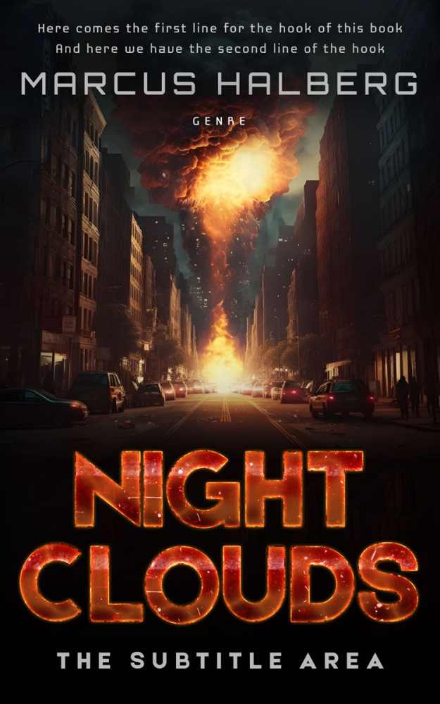 Front view of Cocoa Brown #27052 - Premade Apocalyptica Book Cover