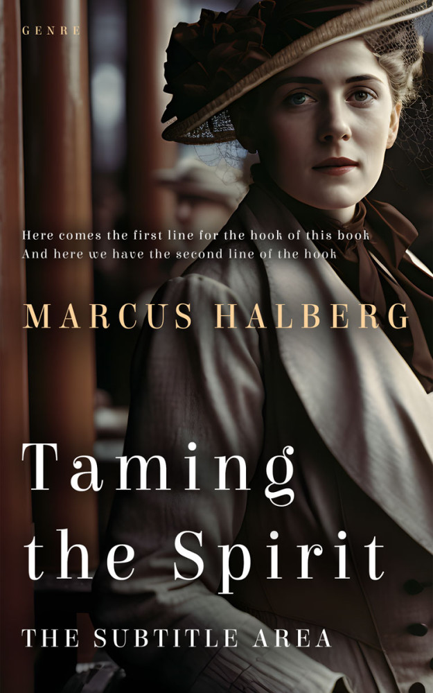 Front view of Zeus #27068 - Premade Romance Book Cover