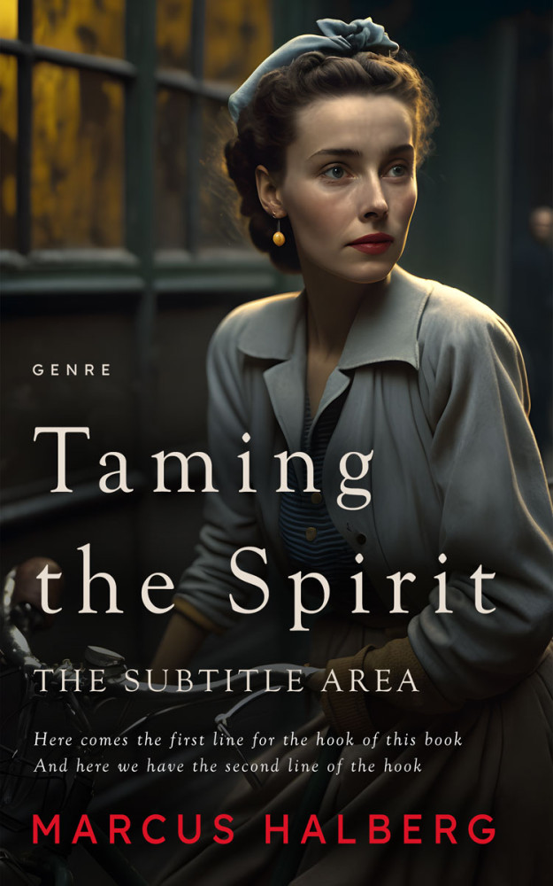 Front view of Tuatara #27076 - Premade Historical Book Cover