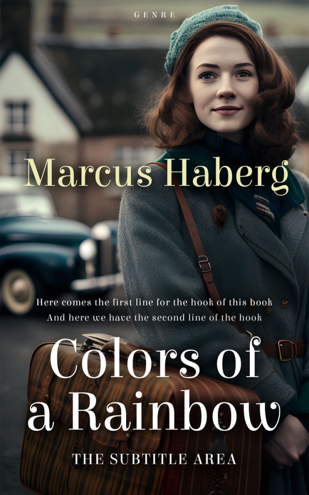 Front view of Mine Shaft #27103 - Premade Travel Book Cover