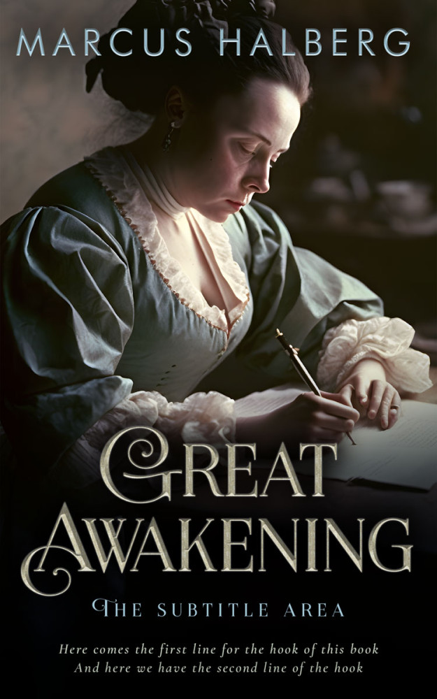 Front view of Rangoon Green #27118 - Premade Romance Book Cover