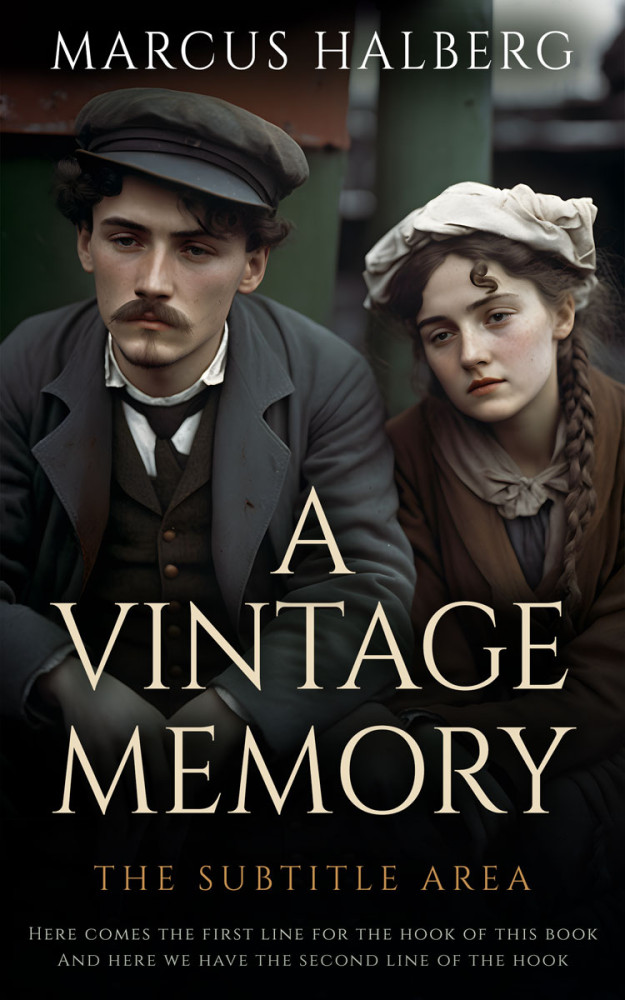 Front view of Cod Gray #27130 - Premade Romance Book Cover