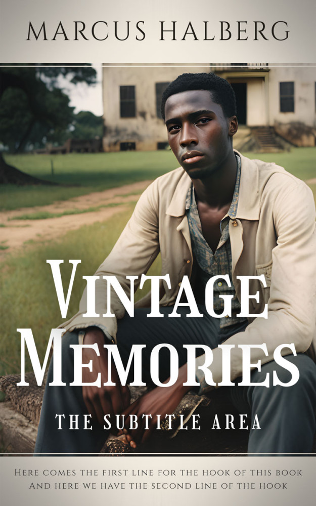 Front view of Bison Hide #27135 - Premade Historical Book Cover