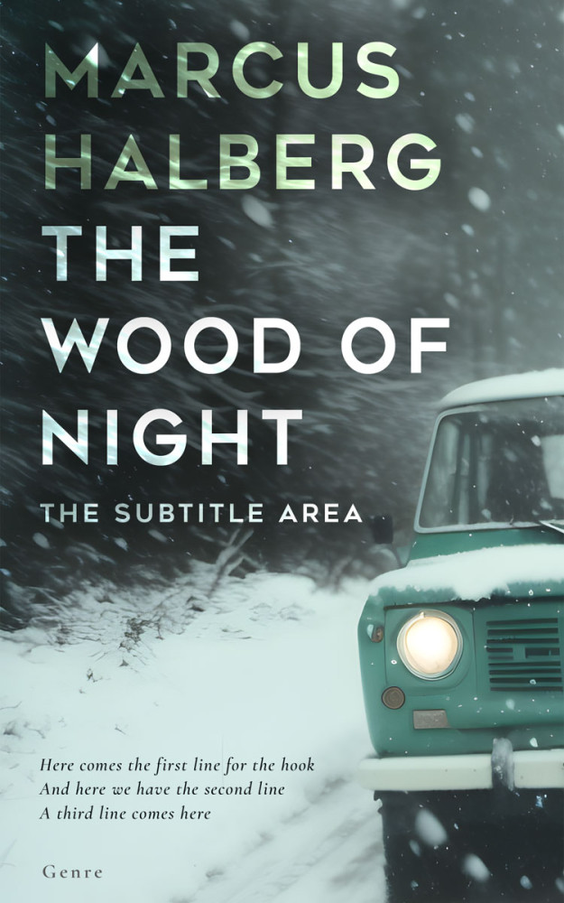 Front view of Cape Cod #27142 - Premade Mystery & Thriller & Suspense Book Cover