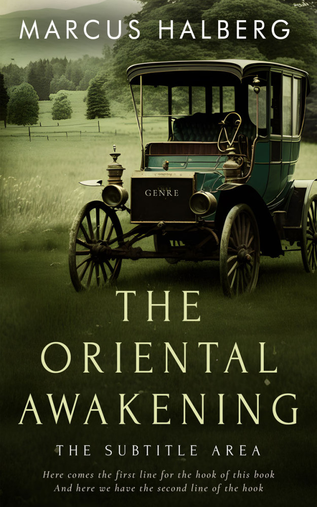 Front view of Eternity #27146 - Premade Historical Book Cover