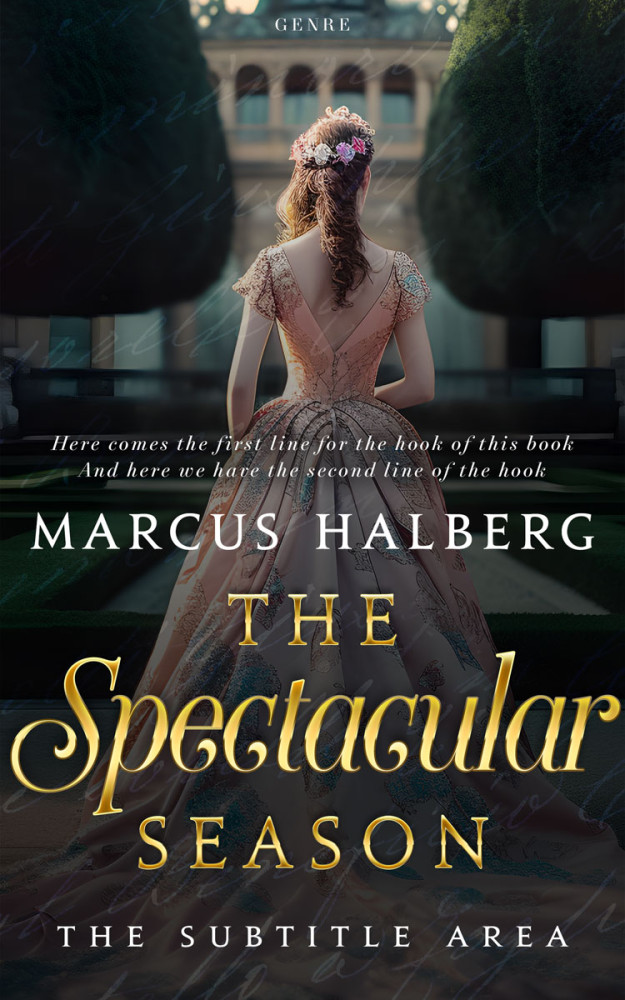 Front view of Shark #27199 - Premade Fantasy Book Cover