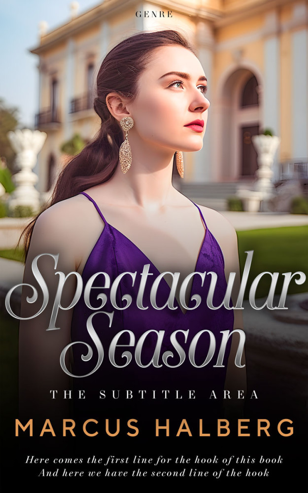 Front view of Vanilla #27203 - Premade Historical Book Cover