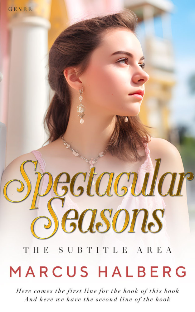 Front view of Wafer #27205 - Premade Historical Book Cover