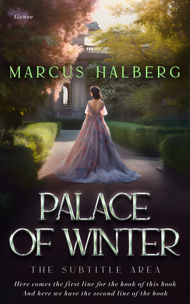 Front view of Cocoa Brown #27217 - Premade Romance Book Cover