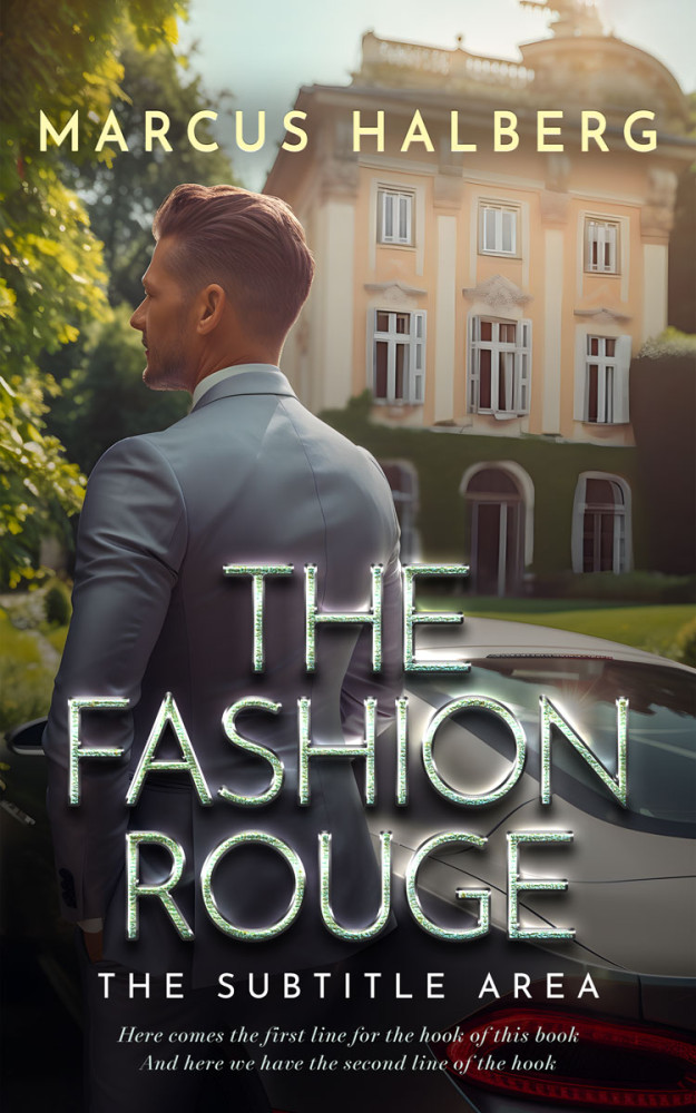 Front view of Dune #27223 - Premade Romance Book Cover