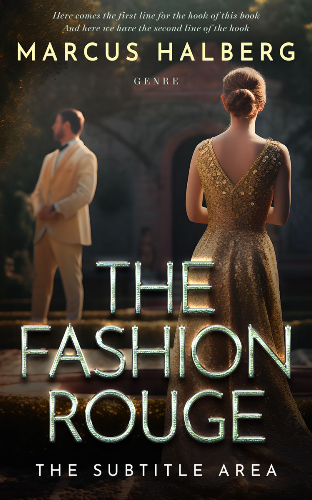 Front view of Zeus #27227 - Premade Romance Book Cover