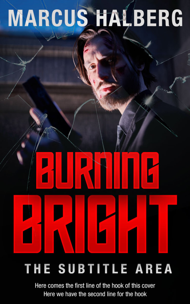 Front view of Punch #27291 - Premade Mystery & Thriller & Suspense Book Cover