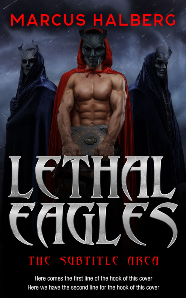 Front view of Quicksand #27315 - Premade Fantasy Book Cover