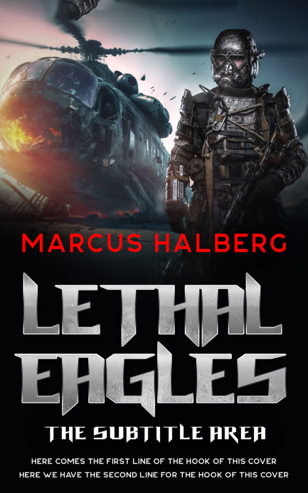 Front view of Silk #27318 - Premade Apocalyptica Book Cover