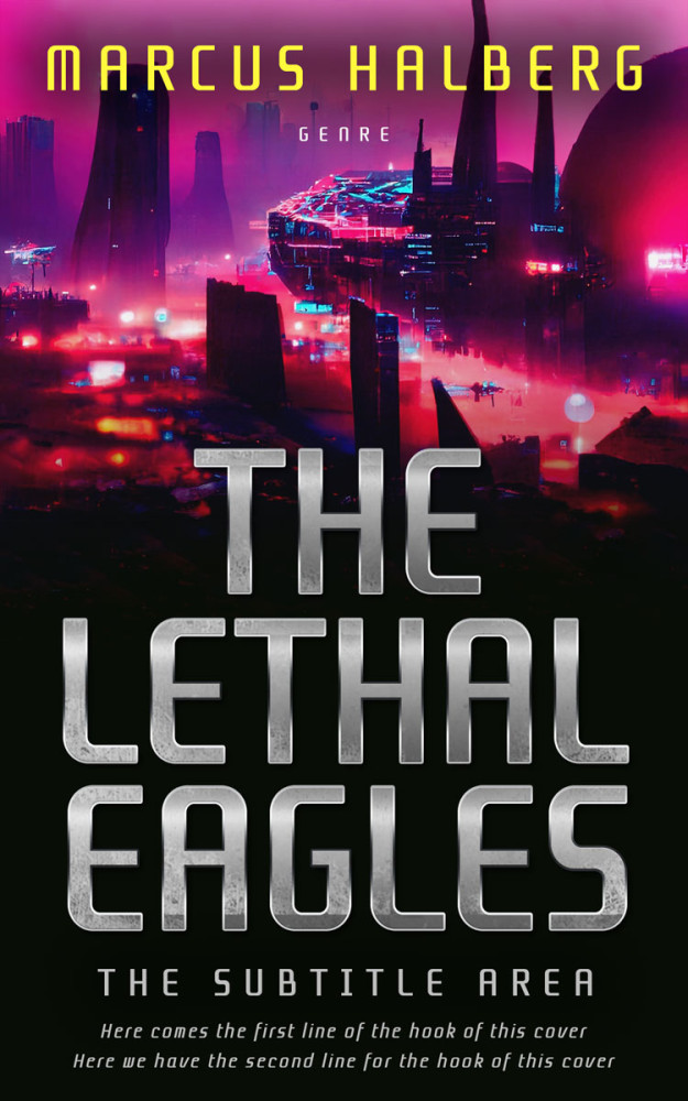 Front view of Turkish Rose #27330 - Premade Science Fiction Book Cover