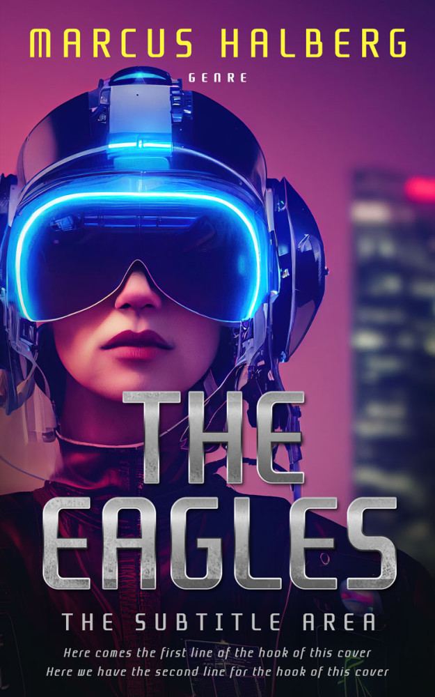 Front view of Jacarta #27331 - Premade Science Fiction Book Cover