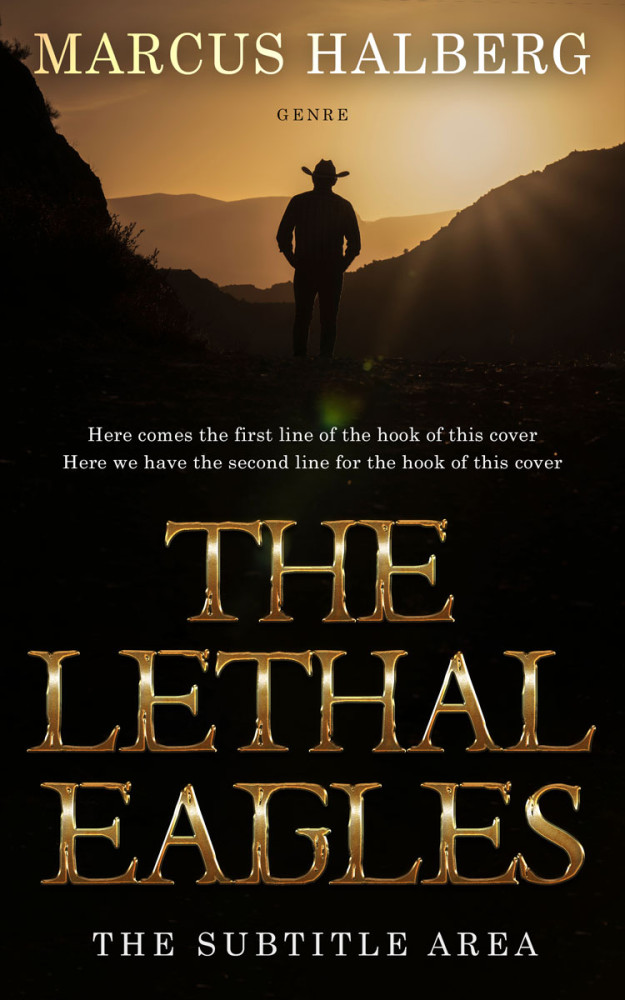 Front view of Muddy Waters #27345 - Premade Action & Adventure Book Cover