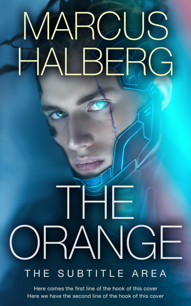 Front view of Elephant #27392 - Premade Science Fiction Book Cover