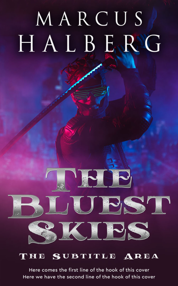 Front view of Tamarind #27398 - Premade Action & Adventure Book Cover