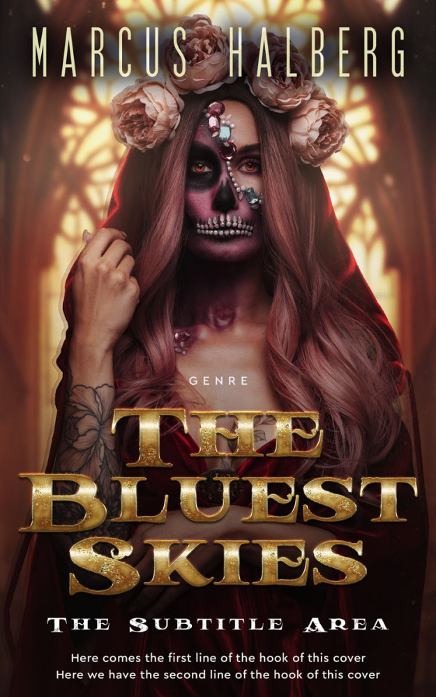 Front view of Eclipse #27402 - Premade Fantasy Book Cover