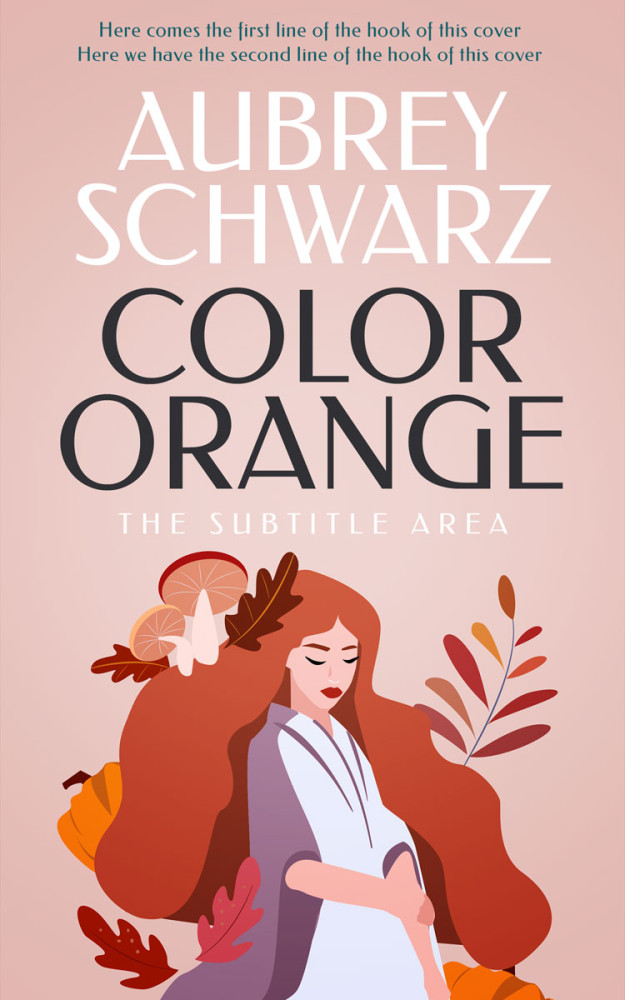 Front view of Cavern Pink #27422 - Premade Chick Lit Book Cover