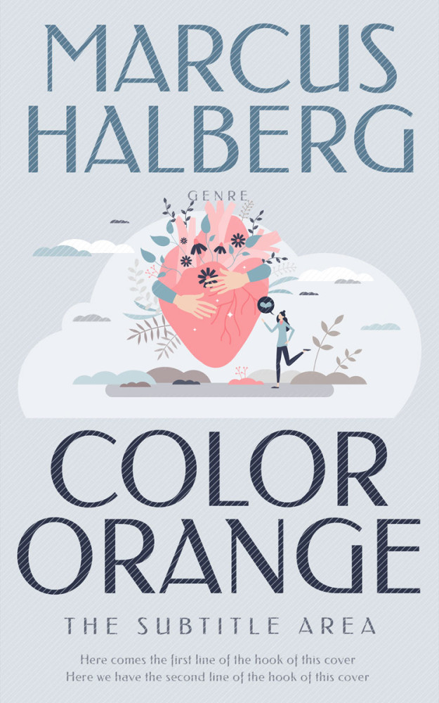 Front view of Iron #27429 - Premade Health & Mind & Body Book Cover