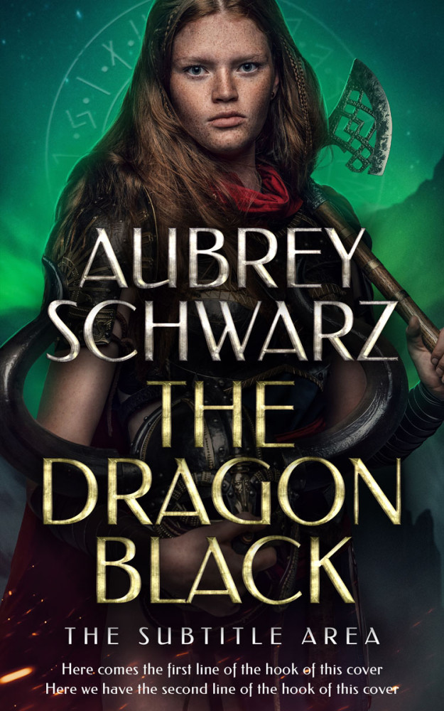 Front view of Shark #27444 - Premade Fantasy Book Cover