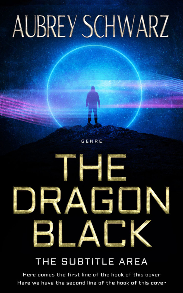 Front view of Black Pearl #27495 - Premade Science Fiction Book Cover