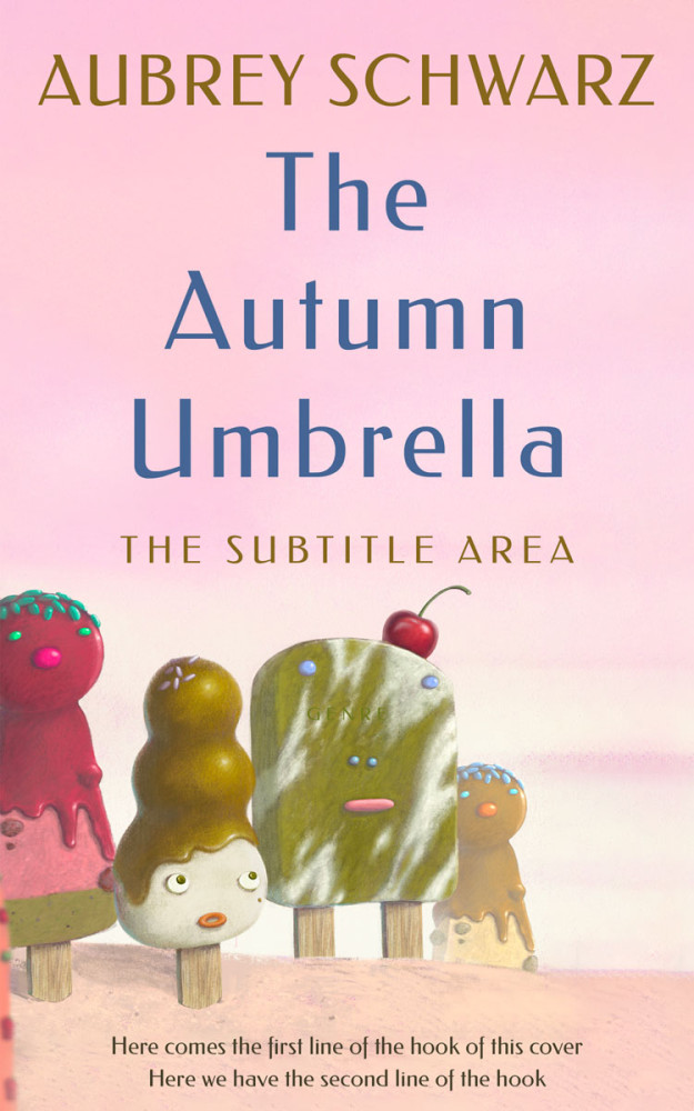 Front view of Azalea #27662 - Premade Surreal Book Cover