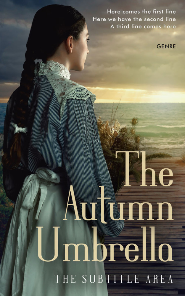 Front view of Lunar Green #27673 - Premade Romance Book Cover