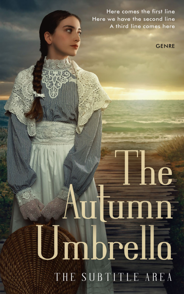 Front view of Armadillo #27674 - Premade Romance Book Cover