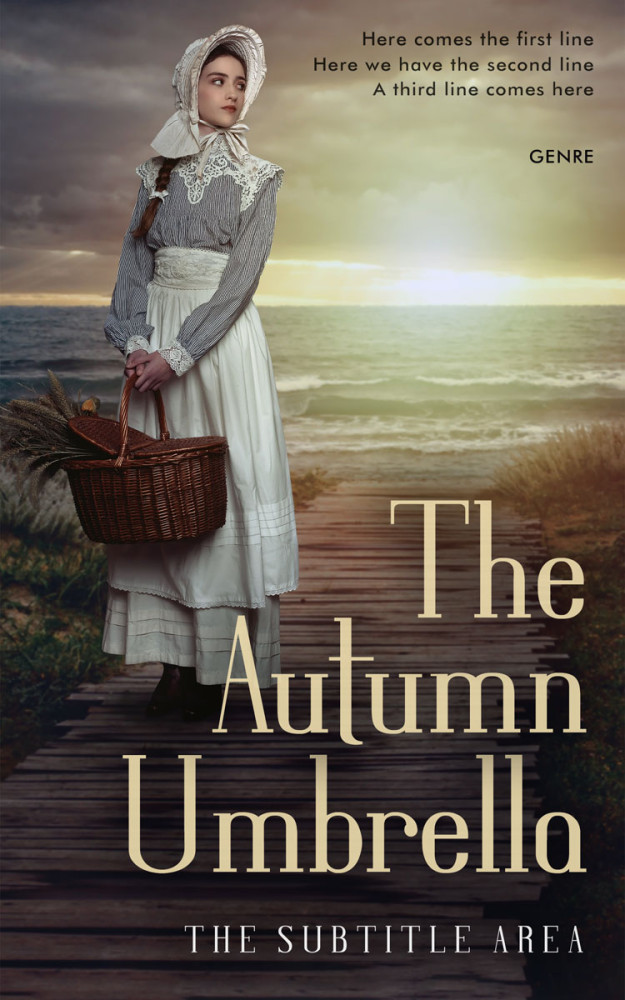 Front view of Dune #27675 - Premade Romance Book Cover