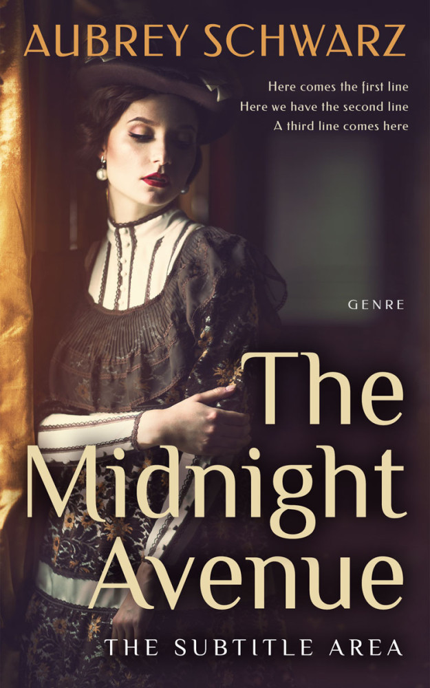 Front view of Thunder #27680 - Premade Romance Book Cover