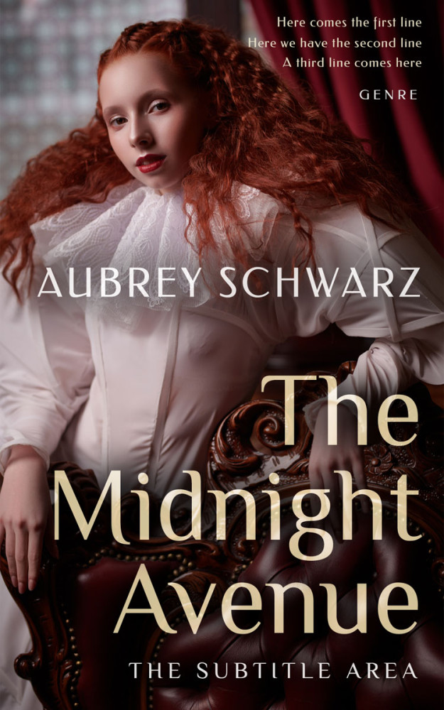 Front view of Eclipse #27681 - Premade Historical Book Cover