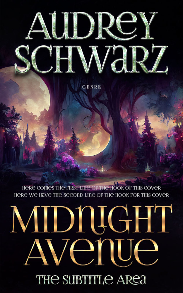 Front view of Rodeo Dust #27745 - Premade Fantasy Book Cover