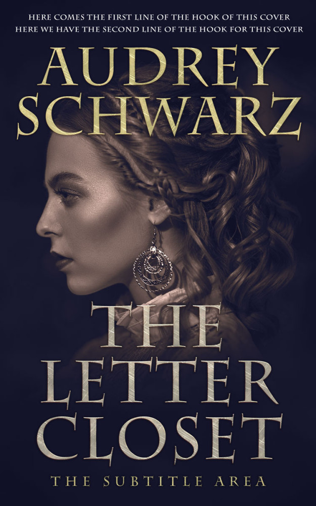 Front view of Steel Gray #27767 - Premade Historical Book Cover