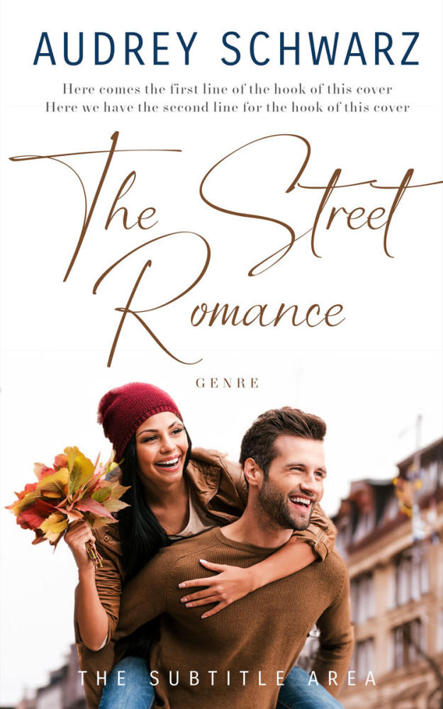 Front view of Leather #27792 - Premade Romance Book Cover