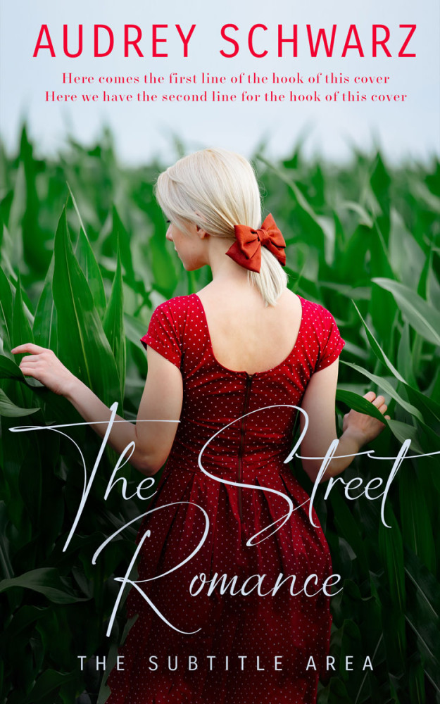 Front view of Black Olive #27795 - Premade Romance Book Cover