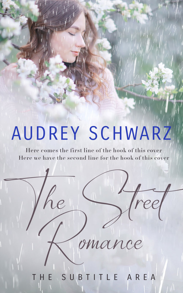 Front view of Ghost #27800 - Premade Romance Book Cover