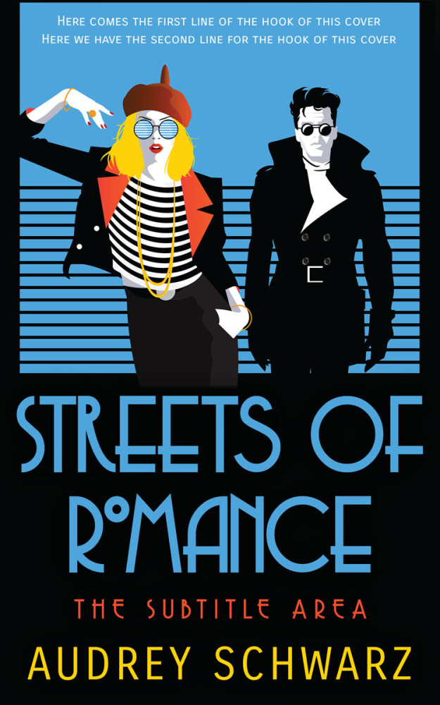 Front view of Havelock Blue #27805 - Premade Teen & Young Adult Book Cover