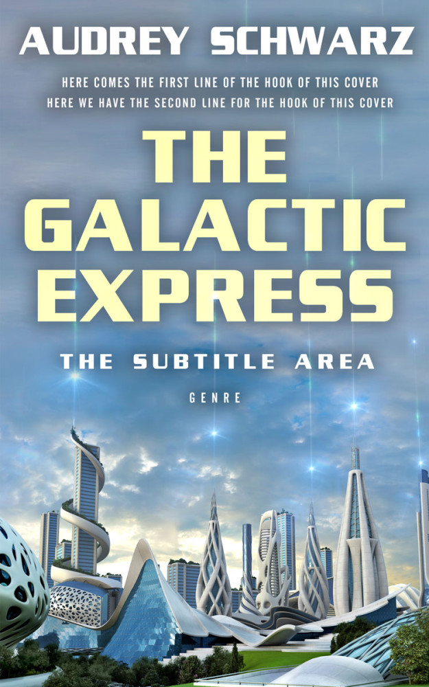 Front view of Bali Hai #27825 - Premade Science Fiction Book Cover