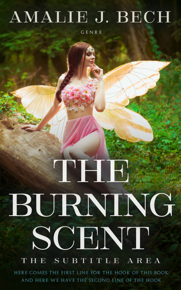 Front view of Akaroa #27840 - Premade Fantasy Book Cover